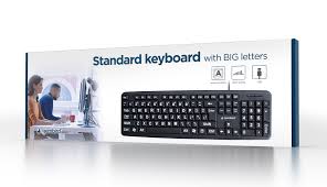 Gembird Wired Keyboard Extra Big Letters