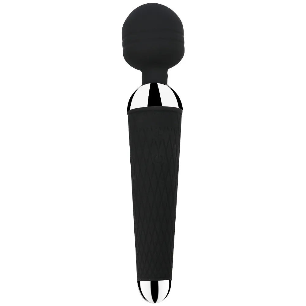 Magic Wand G Spot Dildo Vibrator Black