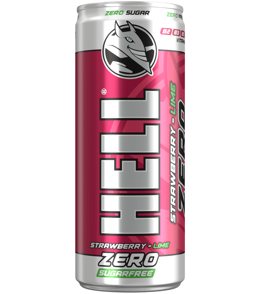 HELL ZERO STRAWBERRY LIME Energy Drink 250ml