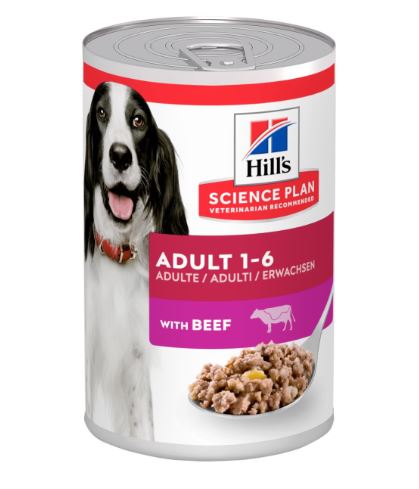 Hill's Science Plan Puppy Wet Dog Food With Beef (1-6 years) 370g Can