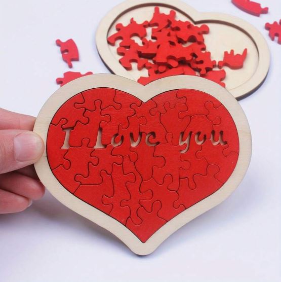 I Love You Heart Jigsaw Puzzle