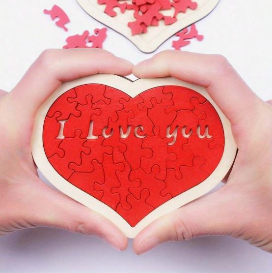 I Love You Heart Jigsaw Puzzle