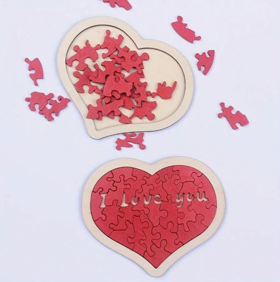 I Love You Heart Jigsaw Puzzle