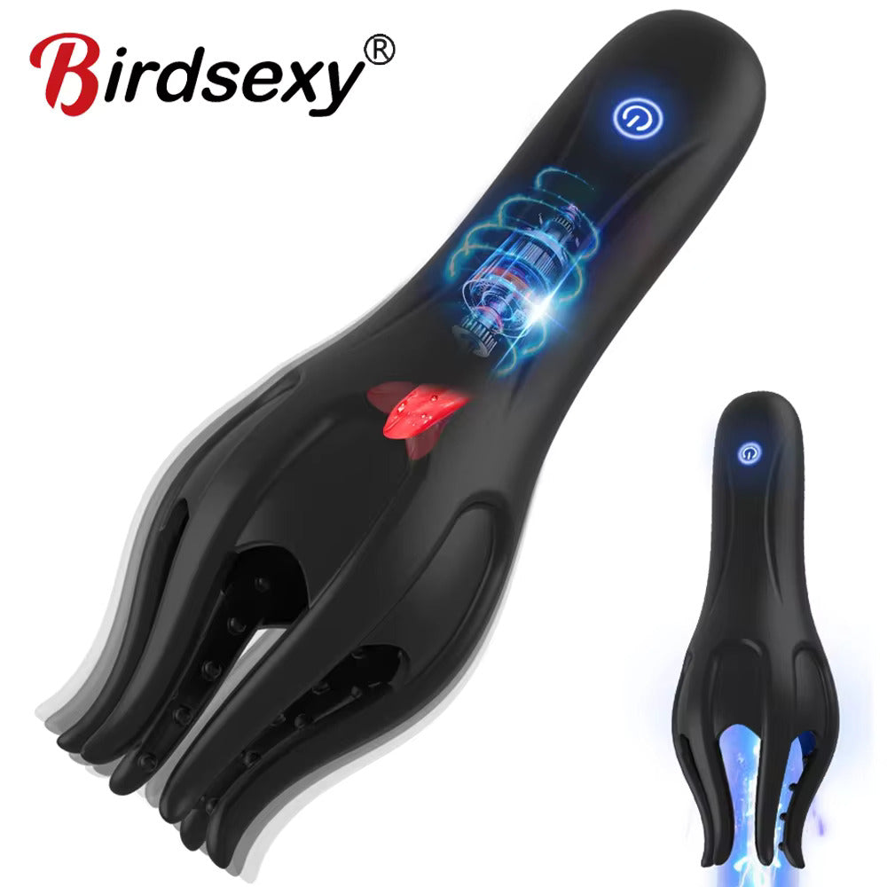 Penis Vibrator Masturbator Stimulator Black