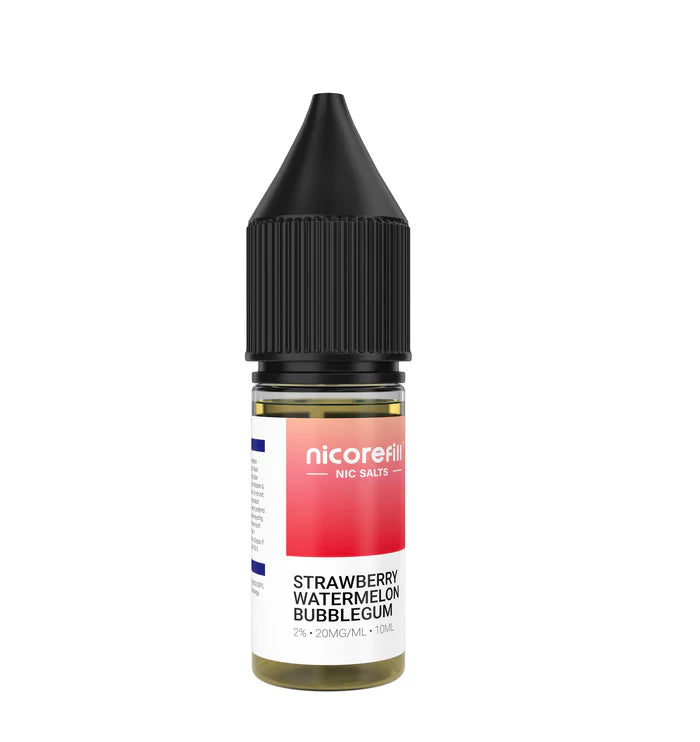 Nicorefill Strawberry Watermelon Bubblegum Nic Salt 10ml