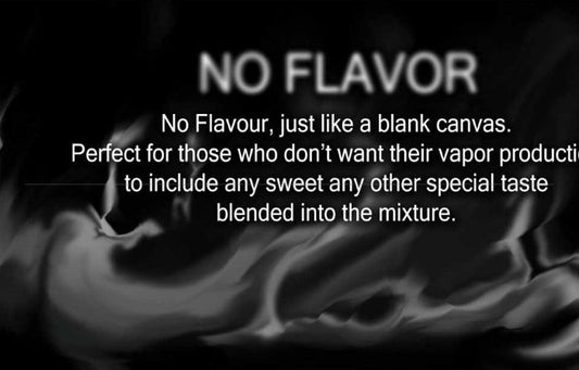 No Flavor...