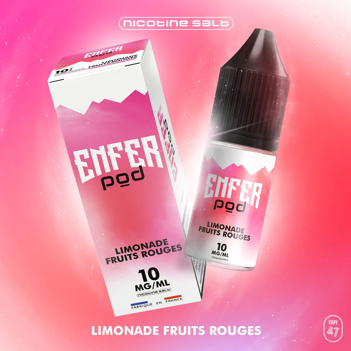 ENFER Pod Limonade Fruits Rouges Nic Salt 10ml