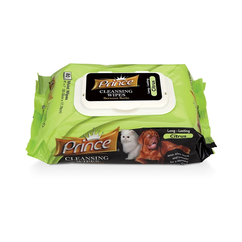 Prince Cleansing Wipes Citrus x80