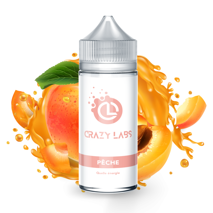Crazy Labs Peach (Pêche) 100ml