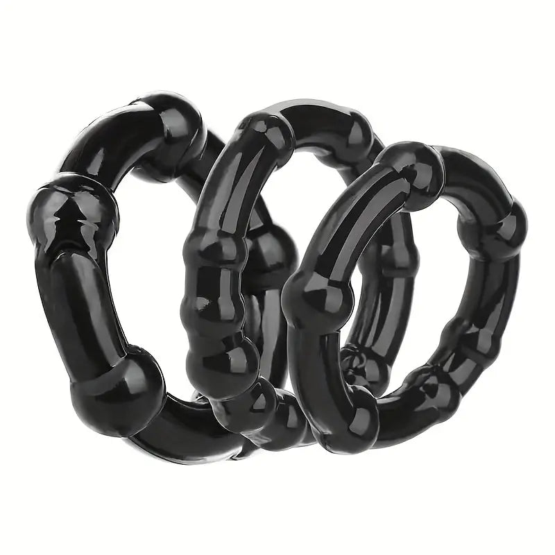 Silicone Penis Rings Set Of 3