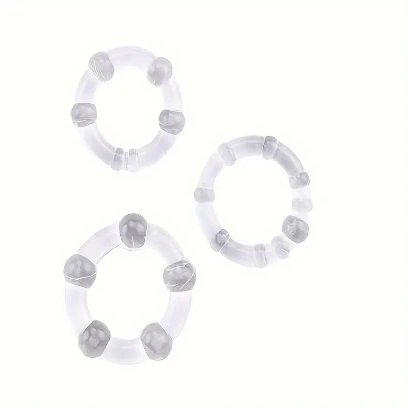 Silicone Penis Rings Set Of 3