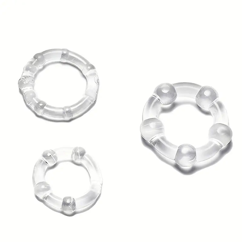 Silicone Penis Rings Set Of 3