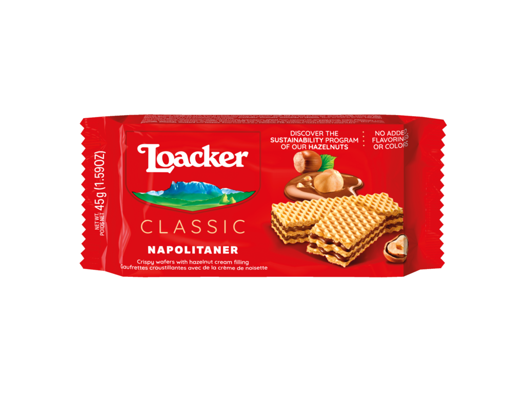 Loacker Wafer Classic Napolitaner 45g