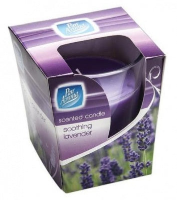 Pan Aroma Scented Glass Candle Soothing Lavender