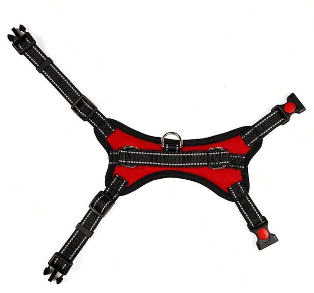 Dog Harness Double Buckle with Handle