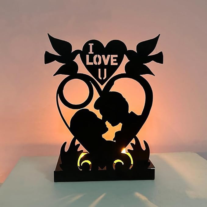 I Love You Candle Holder F9148-QR