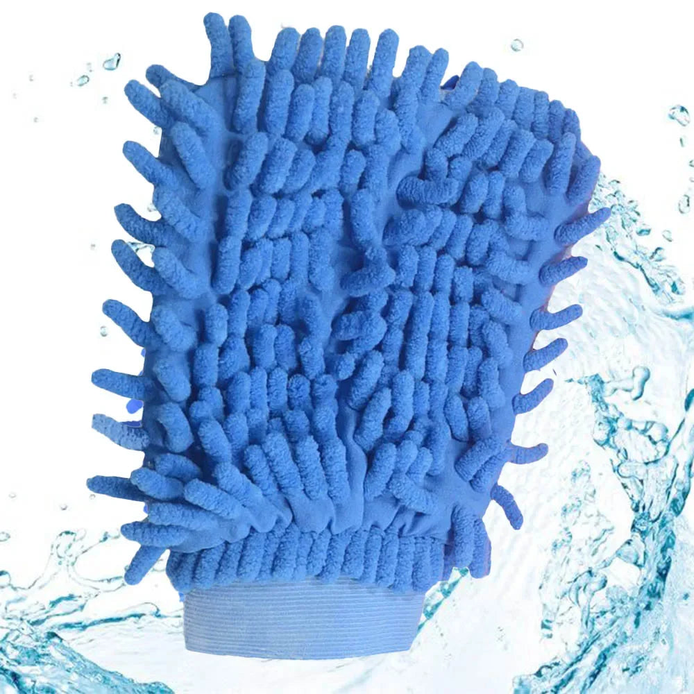 Multiuse Car Wash Glove Blue