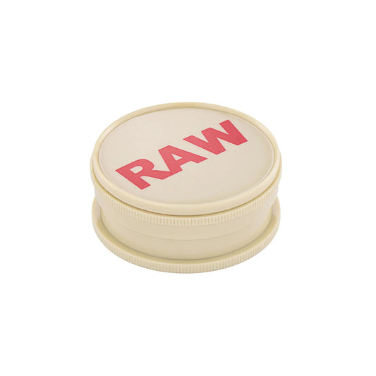 RAW Plastic Grinder 60mm 2-Part Pea Green