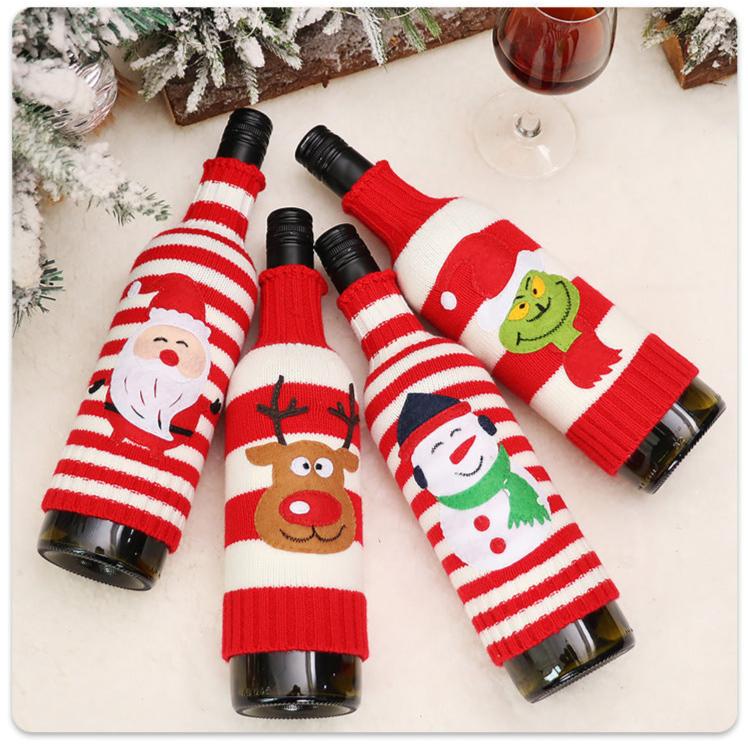 Christmas Wine Bottle Cover 1pc