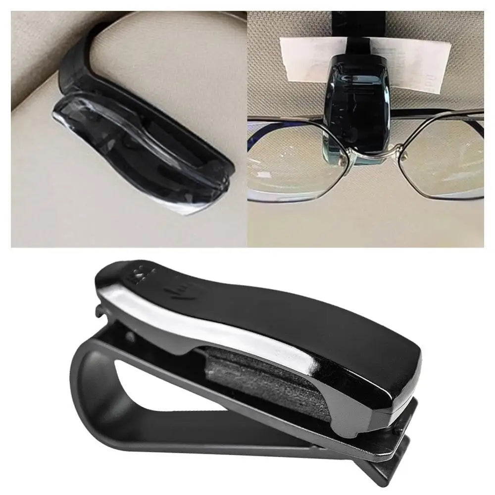 Sun Visor Glasses Holder Clip Black