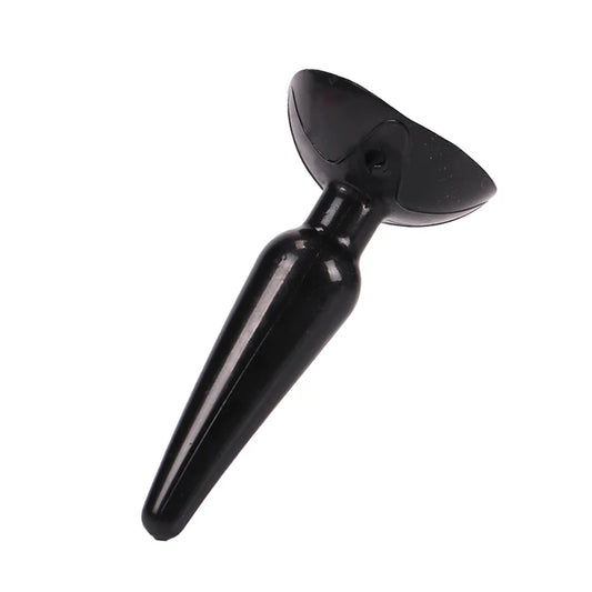 Silicone Butt Plug Jelly Style Black