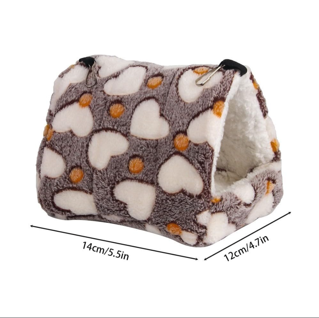 Small Pet Hammock Bed Heart Pattern