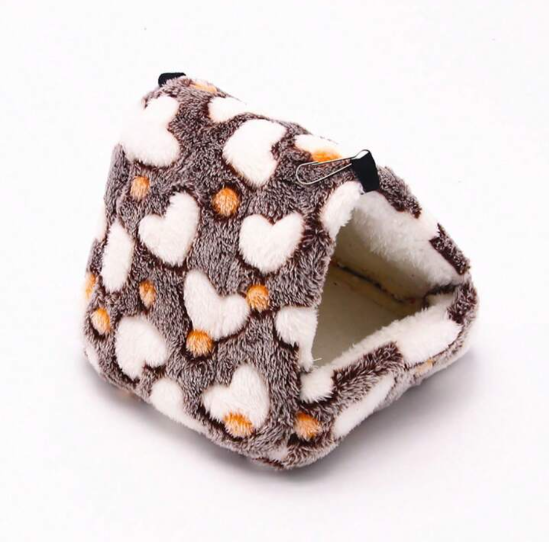 Small Pet Hammock Bed Heart Pattern