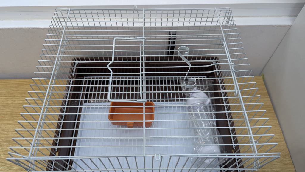 Small Bird Cage With Removable Droppings Tray