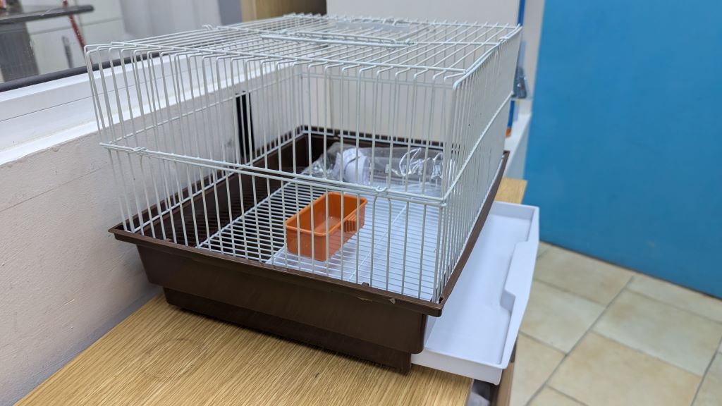 Small Bird Cage With Removable Droppings Tray