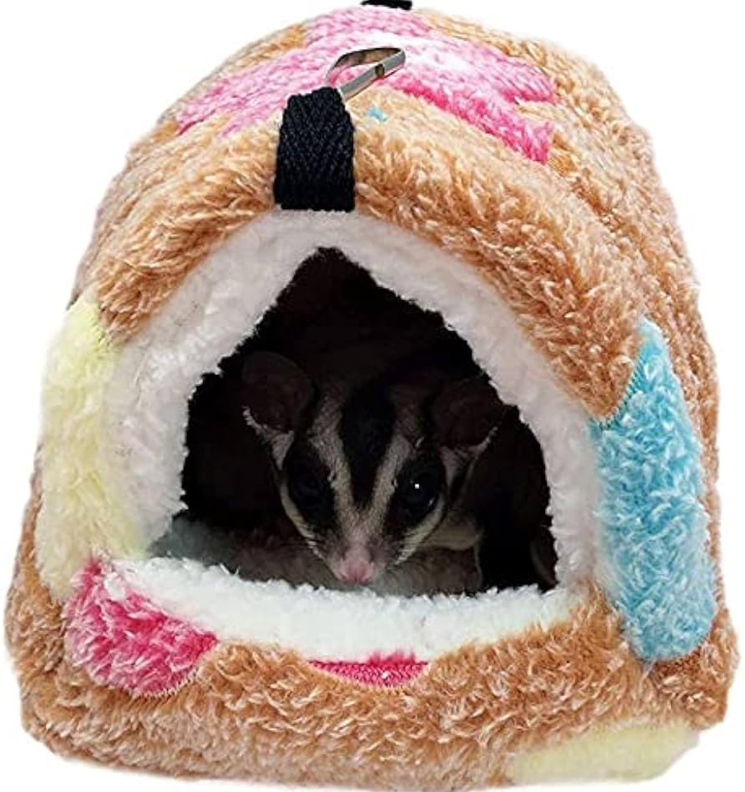 Small Pet Hammock Bed Fish Pattern With Hooks