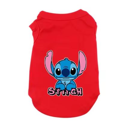 Dog Vest Stitch Print