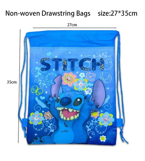 Stitch Non-Woven Drawstring Gift Bag