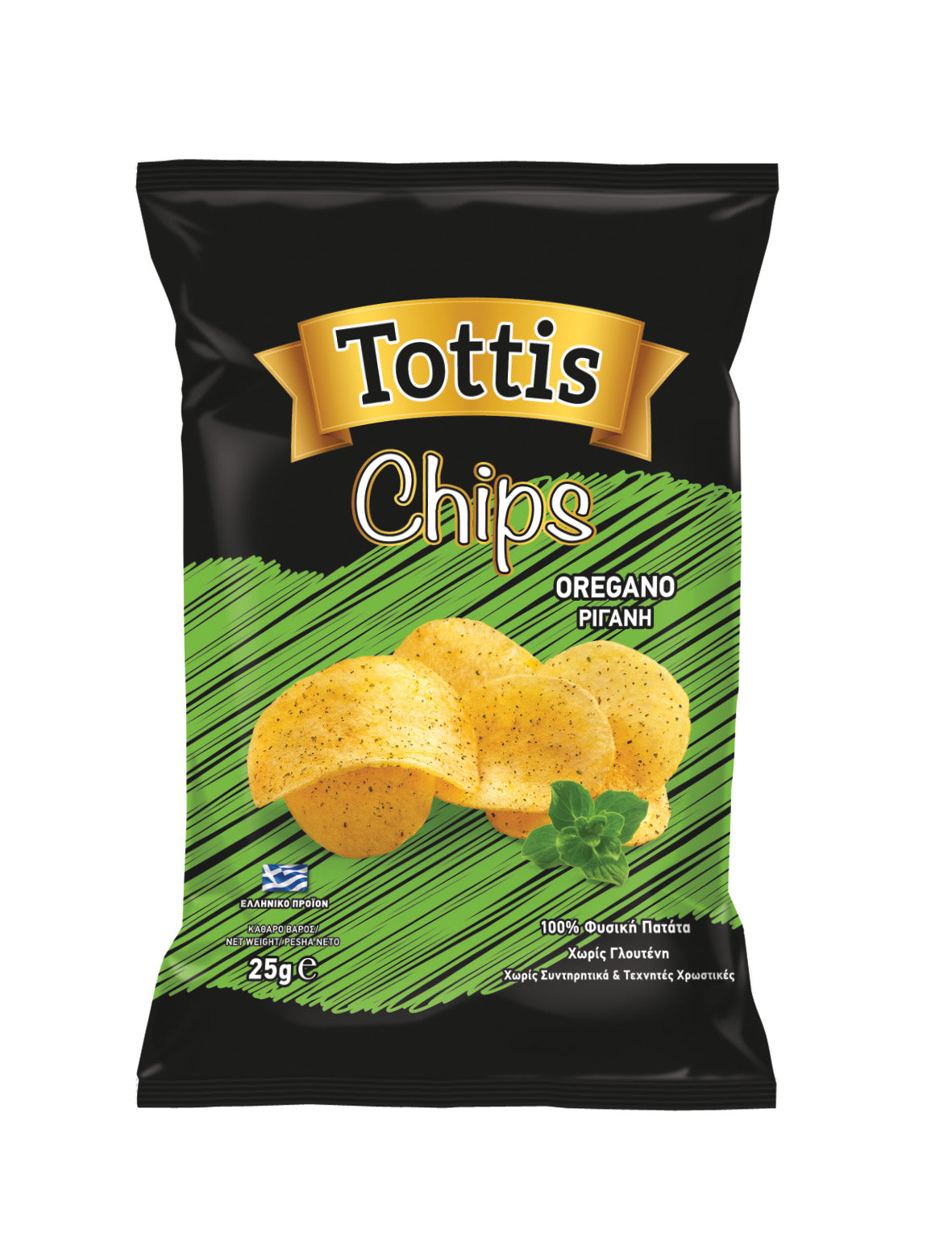 Tottis Chips Oregano 25g