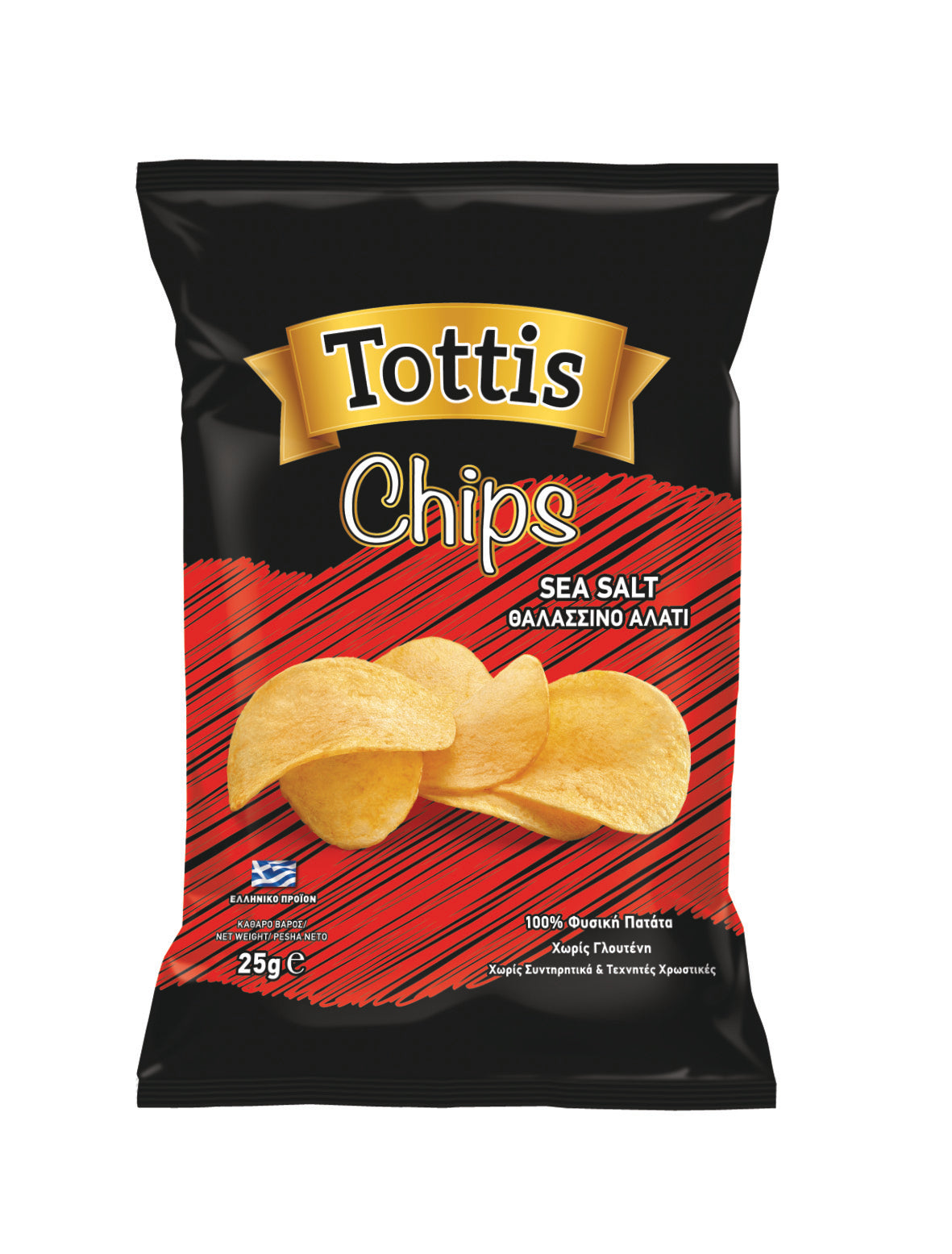 Tottis Chips Sea Salt 25g