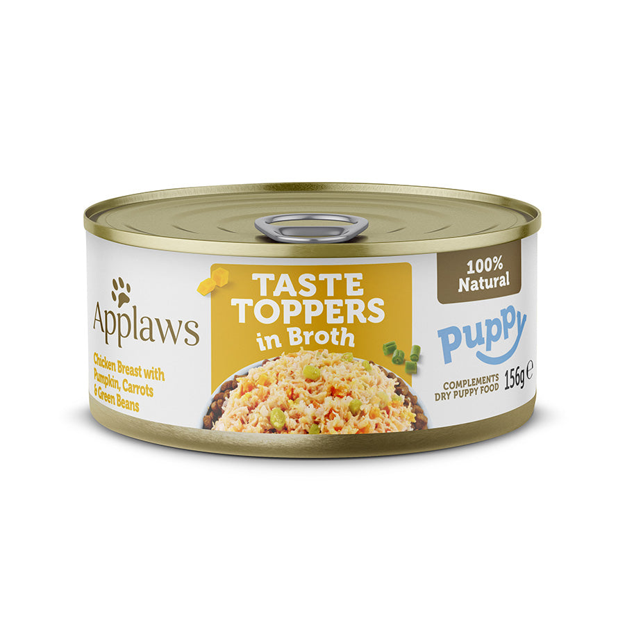 Applaws Taste Toppers Chicken Broth Dog Food Can 156g