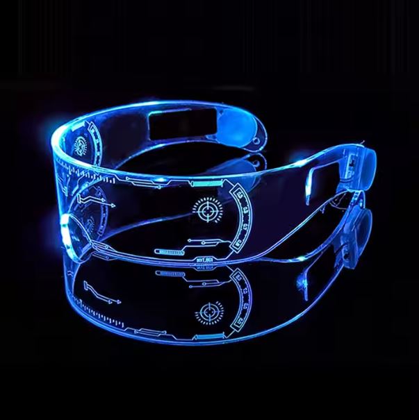 Technological LED Illuminated Party Visor