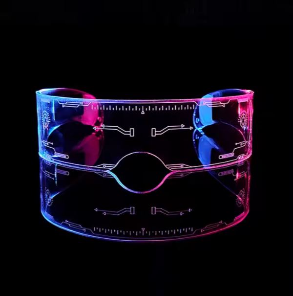 Technological LED Illuminated Party Visor