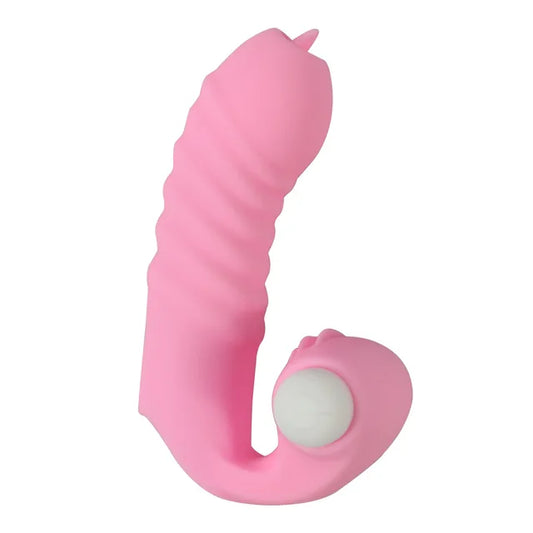 G Spot Finger Vibrator Masturbator Pink