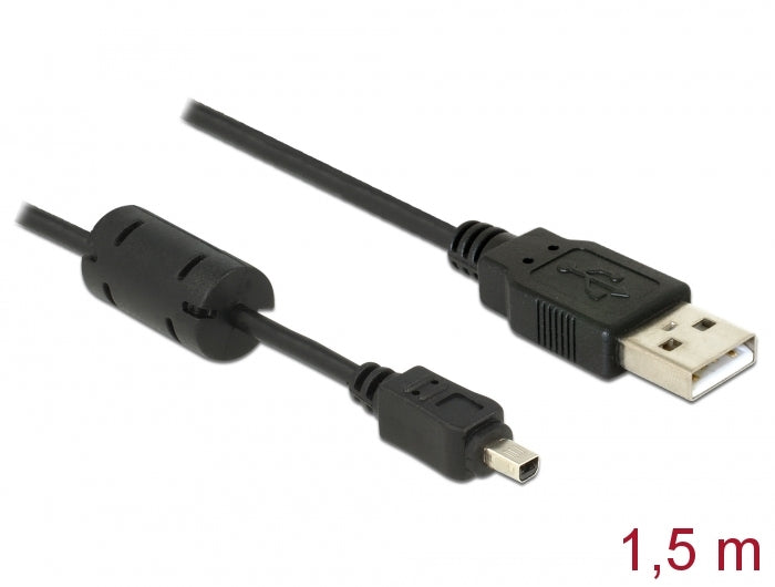 USB B Mini 4 Pin Camera Cable 1.5m