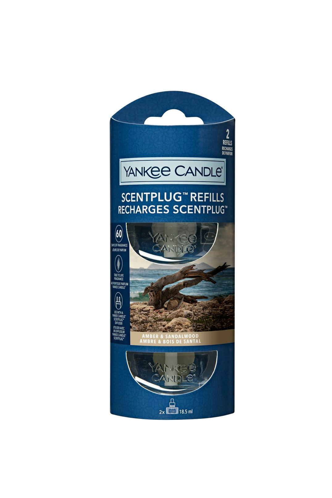 Yankee Candle ScentPlug Refills Amber & Sandalwood (2-Pack)