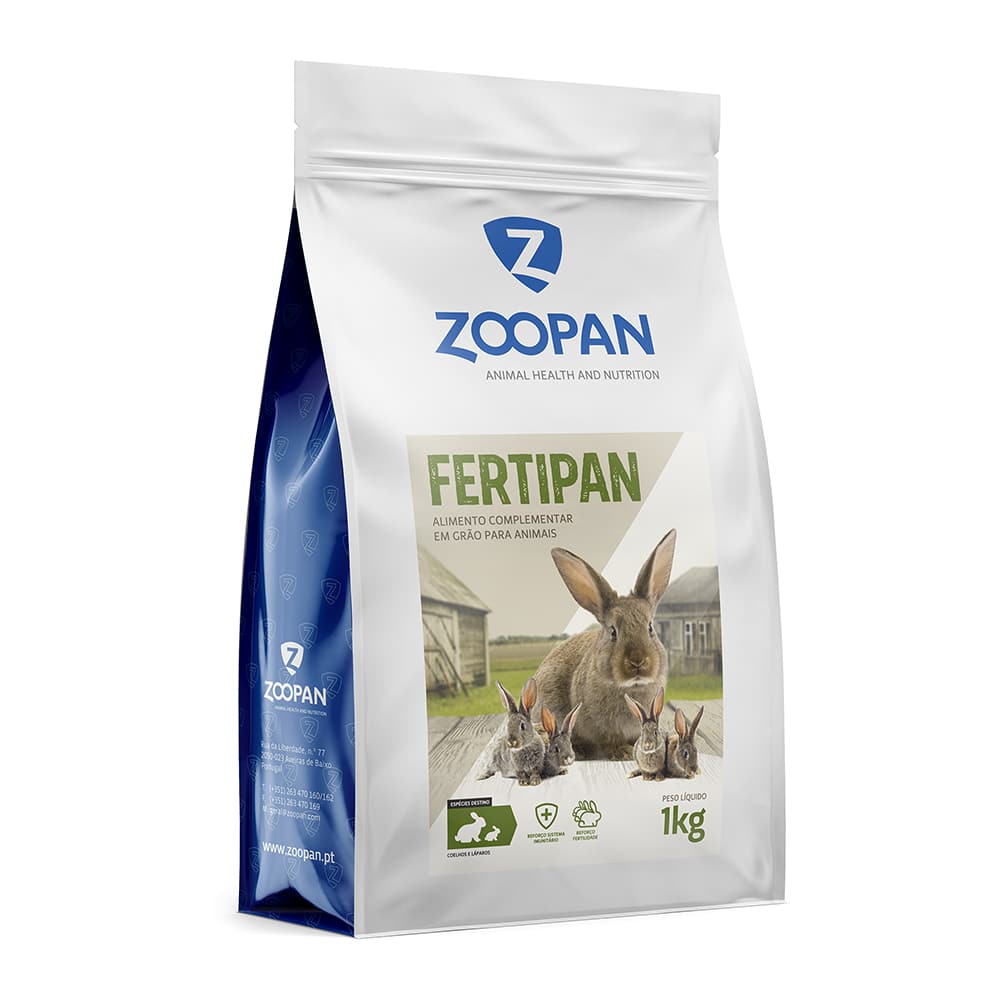 Zoopan Fertipan Rabbit Food 1kg