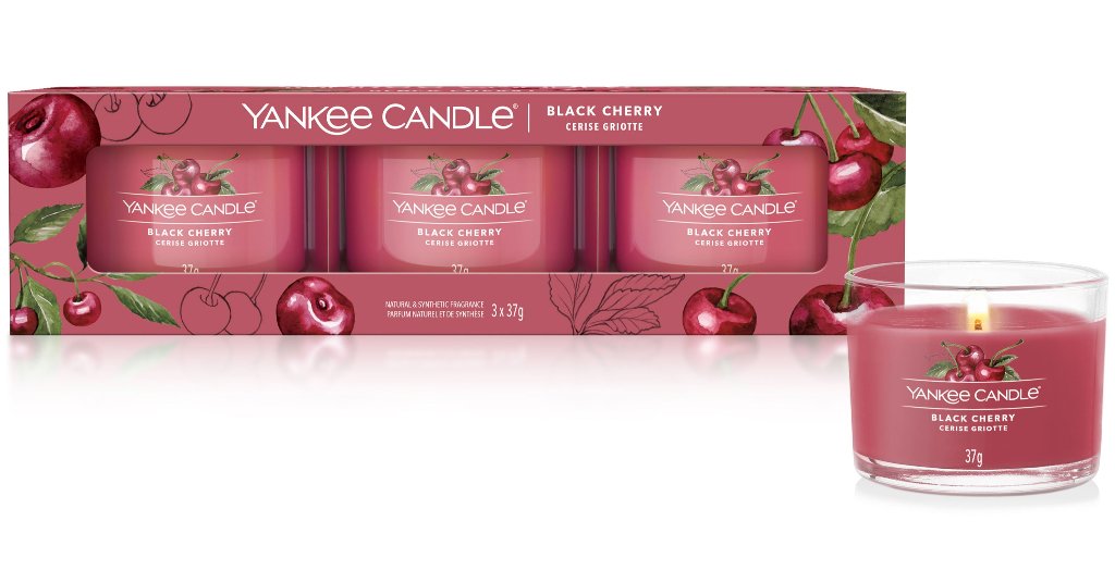 Yankee Candle Mini Black Cherry 3-Pack