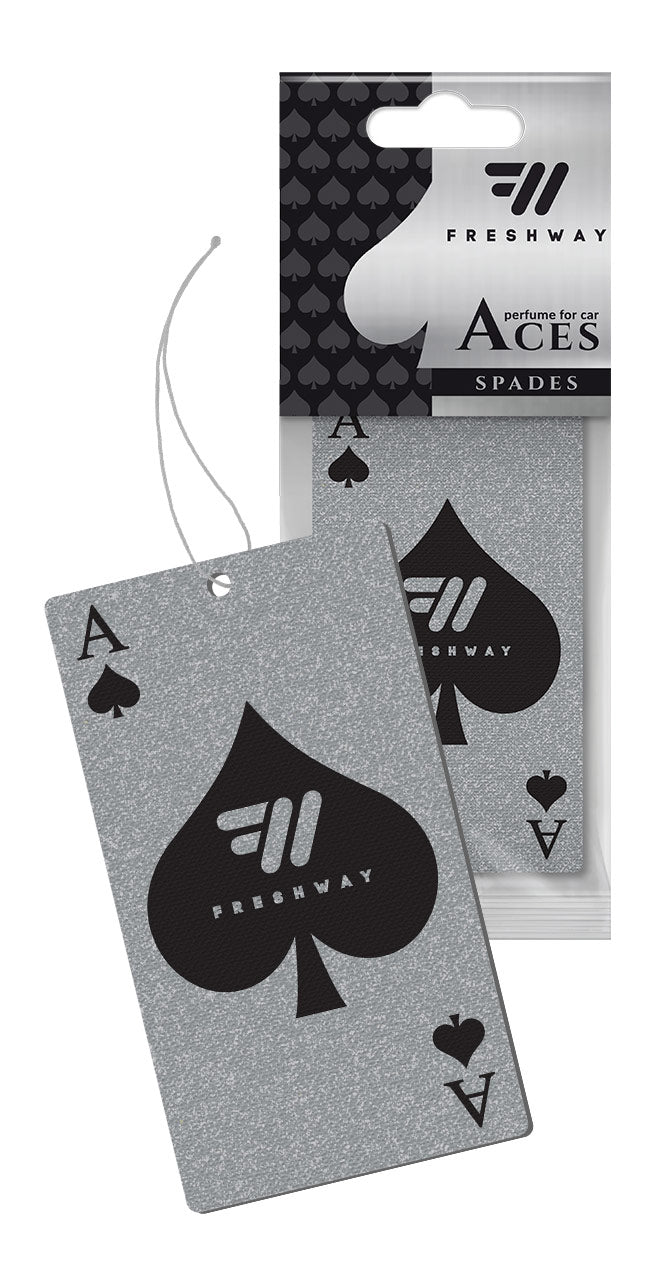 Freshway Aces Dry - Spades Car Air Freshener