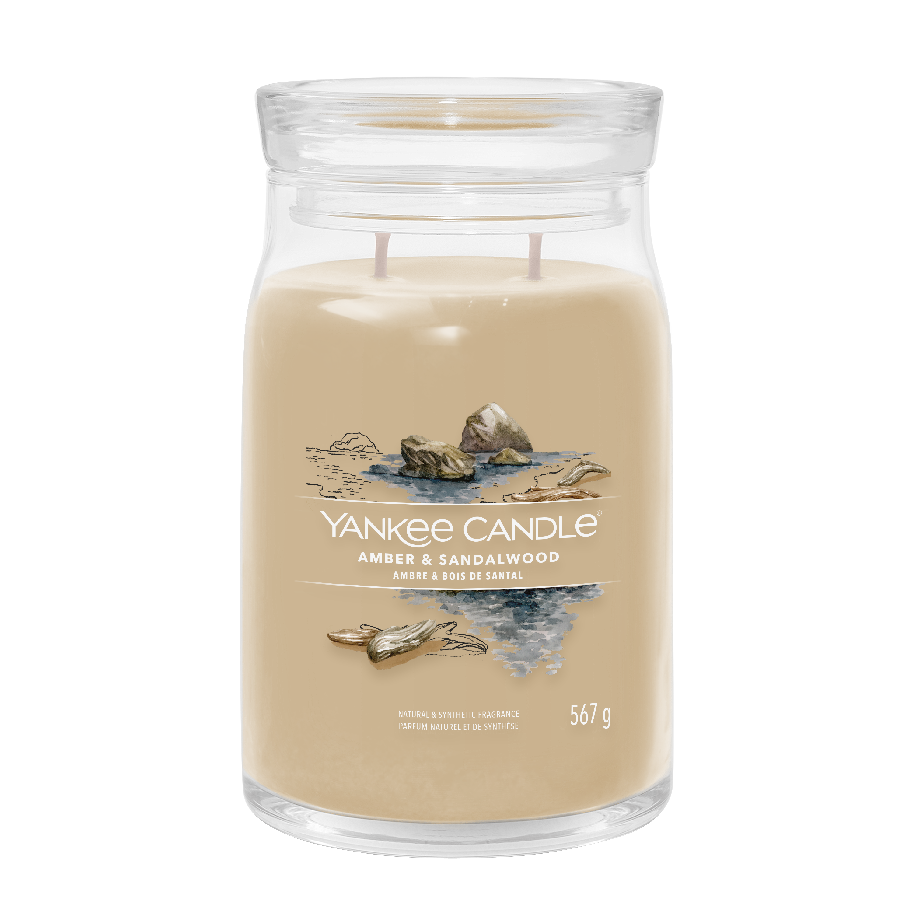 Yankee Candle Signature Large Jar Amber & Sandalwood 567g