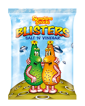 Sunshine Snacks Blisters Salt & Vinegar 40g