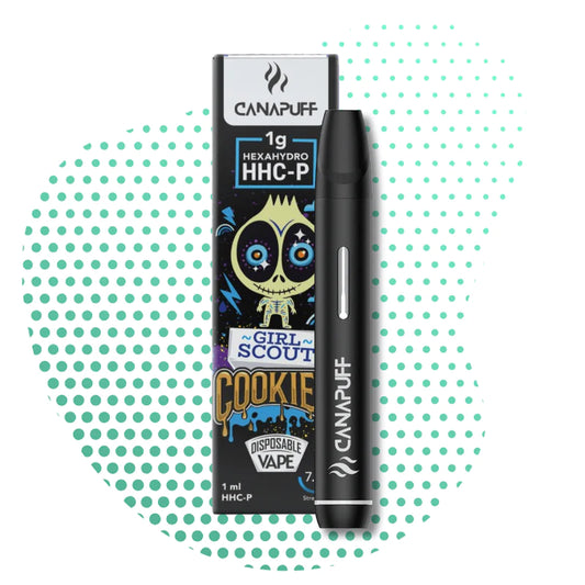 CanaPuff Girl Scout Cookies 96% HHC-P Disposable Vape Pen 1ml