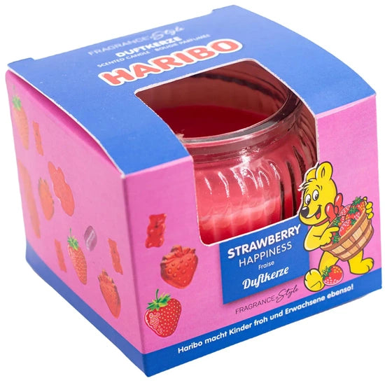 Haribo Scented Candle Strawberry Happiness 85g