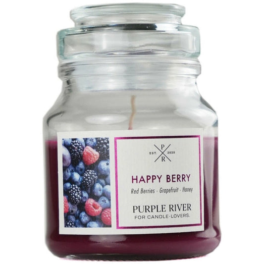 Purple River Scented Candle Happy Berry 113g
