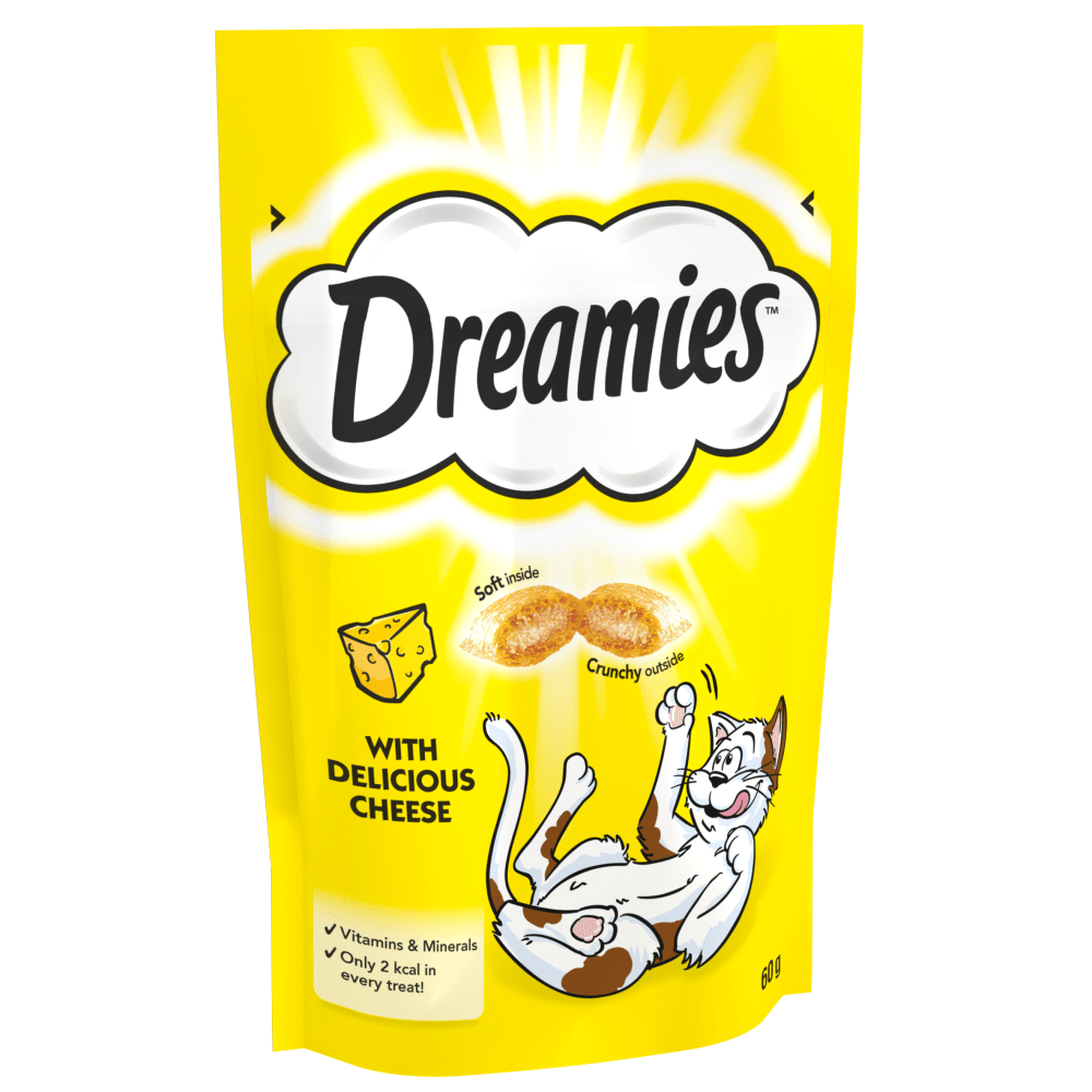 Dreamies Cat Treat Biscuits with Delicious Cheese 60g