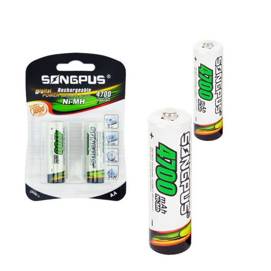 Songpus AA 4700mAh Ni-MH Rechargeable Batteries SP-1814